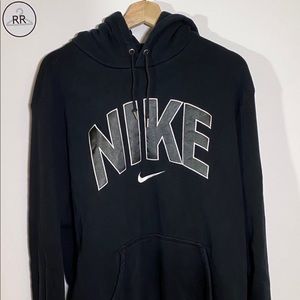 Nike spellout embroidered hoodie hooded sweatshirt